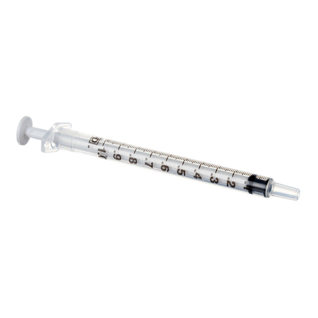 Ideal Soft Pack Luer Slip Syringe, 1cc