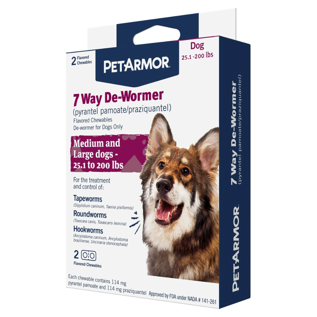 PetArmor® 7 Way De-Wormer Dog