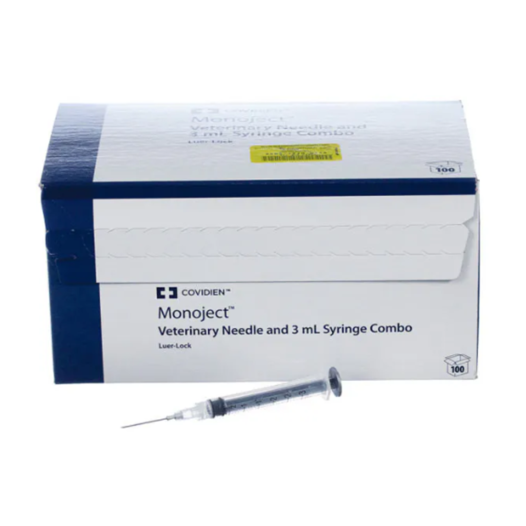 3cc Syringe w/ 22g x 1" Needle