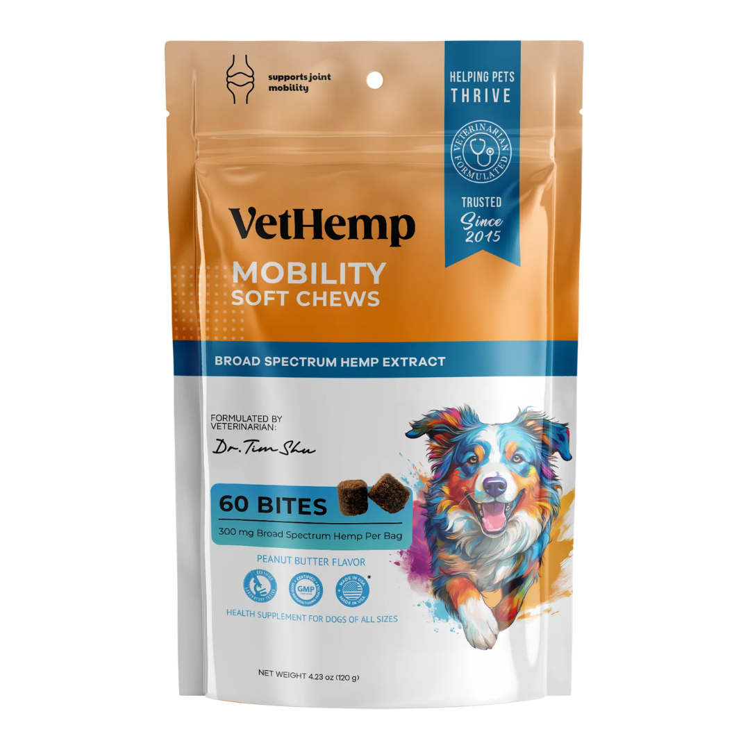 VetCBD VetHemp Mobility Chews for Dogs
