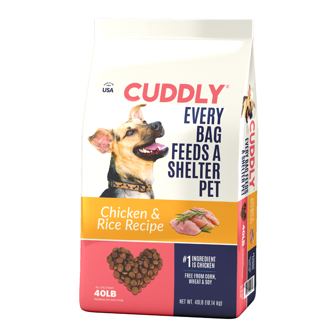 CUDDLY Chicken & Rice Dry Dog Food, 1 pallet