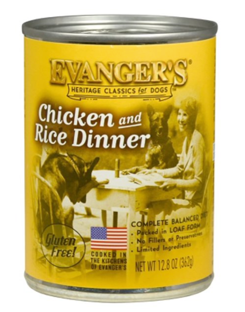 Evangers Heritage Classic Chicken & Rice Canned Dog Food