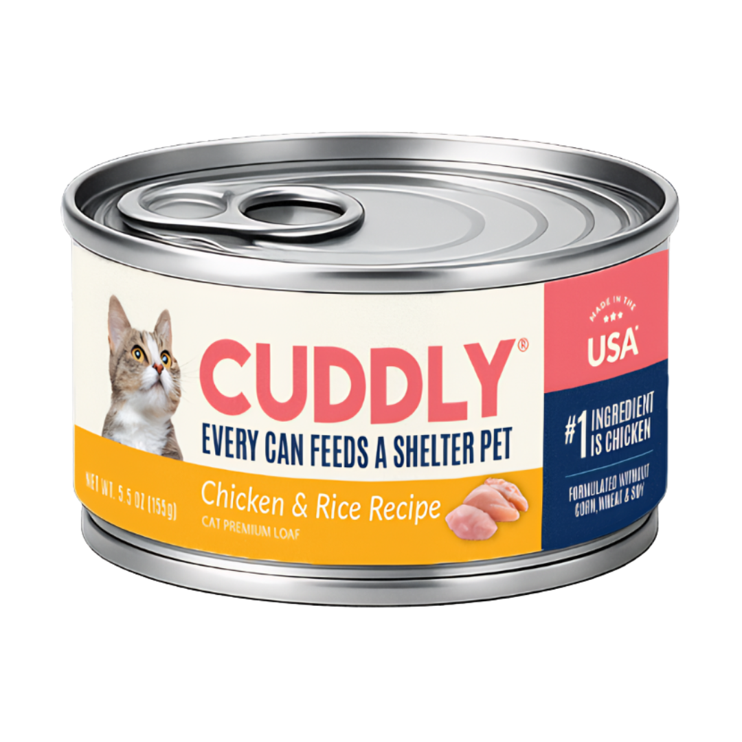 CUDDLY Chicken & Rice Wet Cat Food