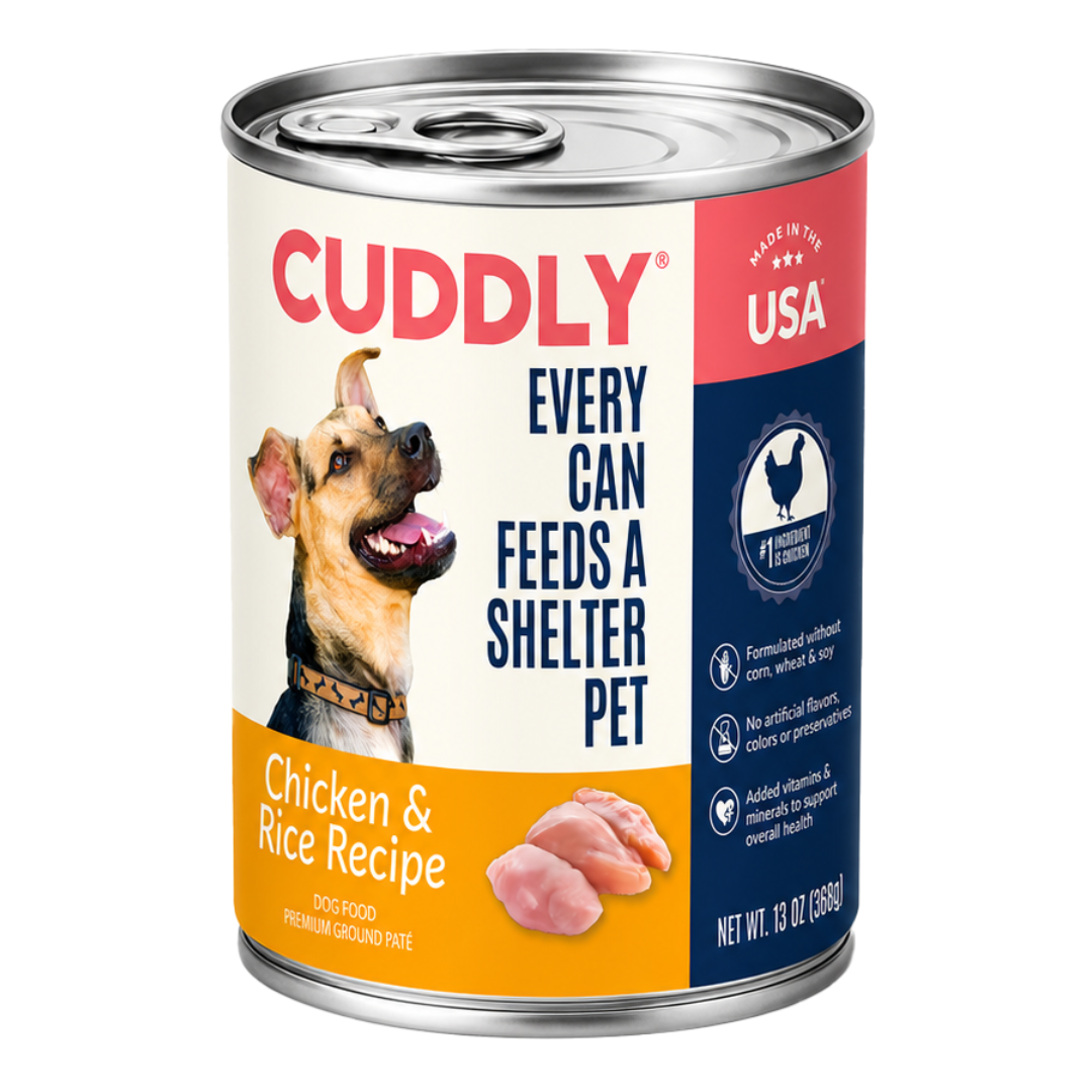 CUDDLY Chicken & Rice Wet Dog Food