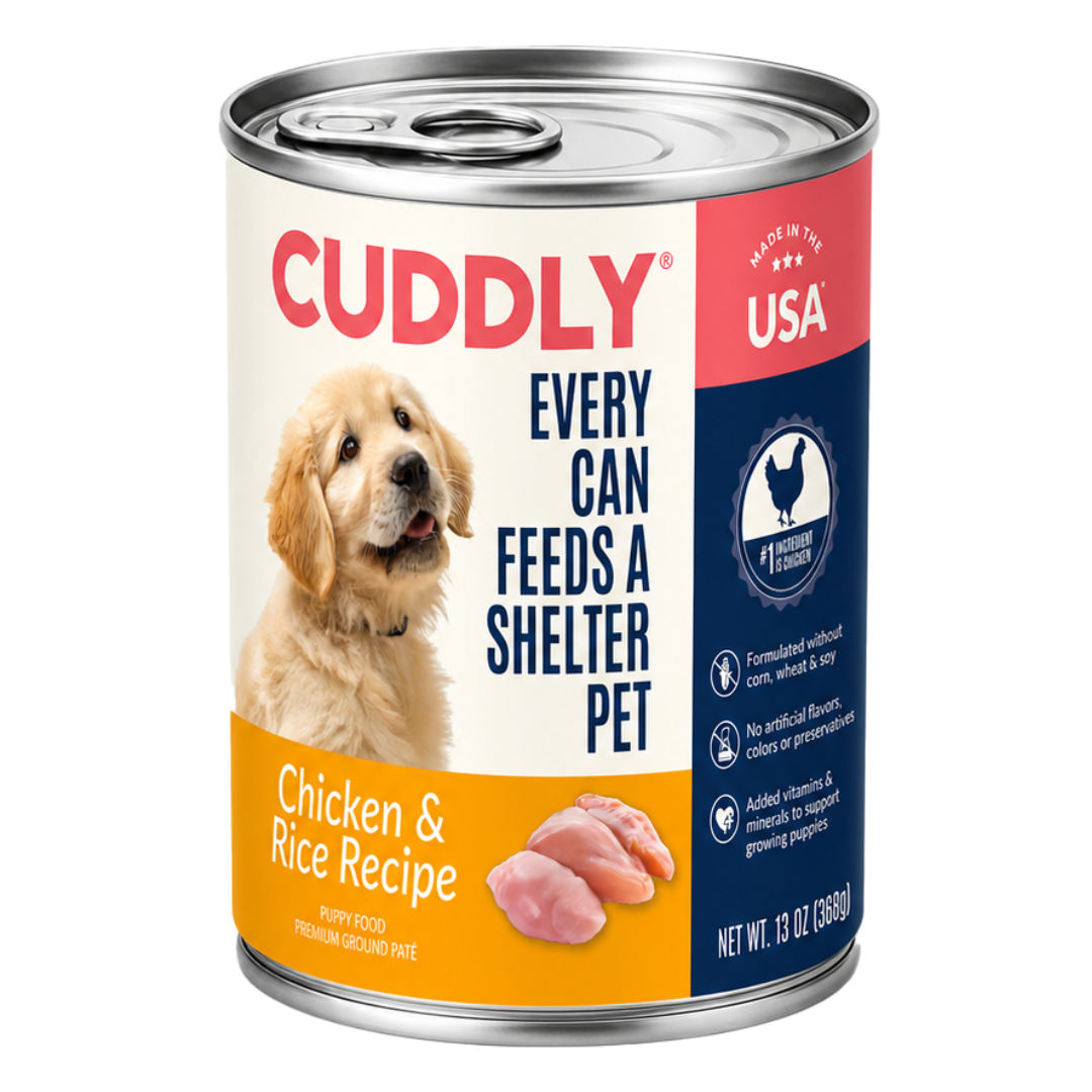 CUDDLY Chicken & Rice Wet Puppy Food