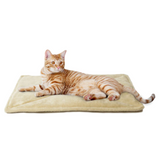 ThermaNAP™ Faux Fur Self-Warming Pet Bed Mat, Cream