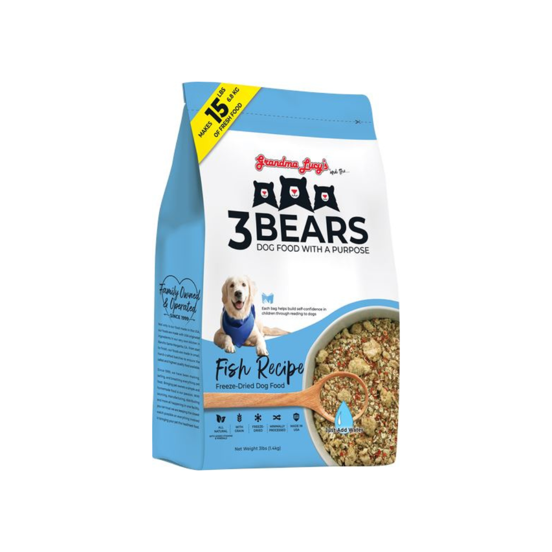 Grandma Lucy's 3 Bears Fish Freeze Dried Dog Food