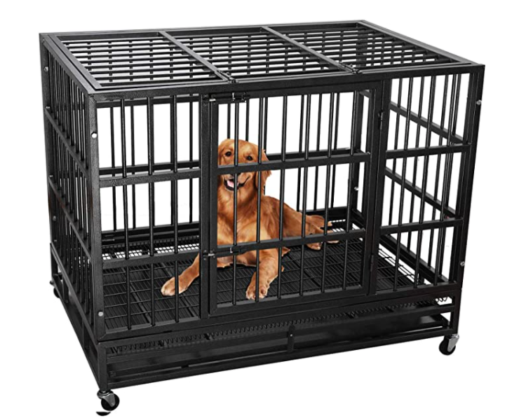 Lemberi Heavy Duty Dog Cage Crate