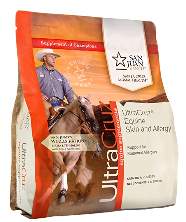 UltraCruz Equine Skin and Allergy Supplement for Horses