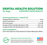 TropiClean Fresh Breath Dental Health Solution Supports Skin Health for Dogs