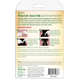 TropiClean Natural* Flea & Tick Spot On Treatment for Medium Dogs, 35 to 75 lbs