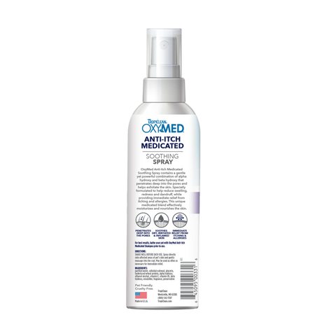 TropiClean OxyMed Medicated Anti itch Pet Spray